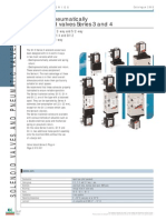 Electropneumatically Operated Valves Series 3 and 4