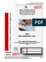 Modul MATEMATIKA Kelas 7 SMP Ganjil v1415 PDF