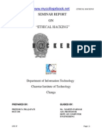 65809413 Ethical Hacking My Seminar Report