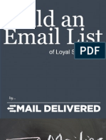 Email List Building Steps