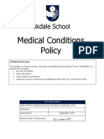 Medical Conditions Policy Sept 2014