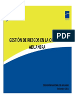 Gestión de Riesgos en La Operativa Aduanera PDF