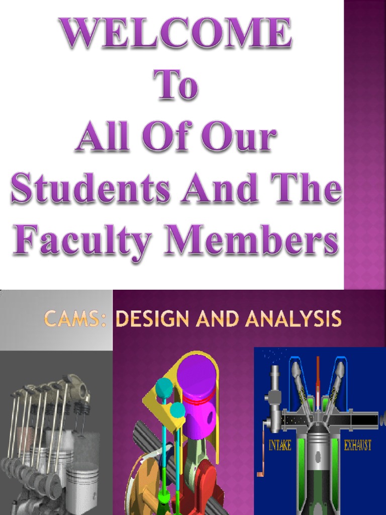 Camshaft Theory and Design PDF Vehicle Technology Vehicles