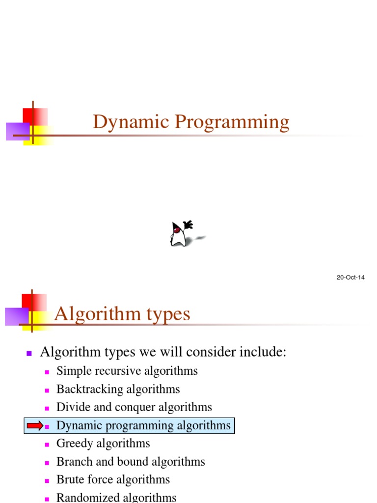 44 Dynamic Programming | PDF | Dynamic Programming | Systems Science