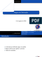 Regras de Derivação PDF