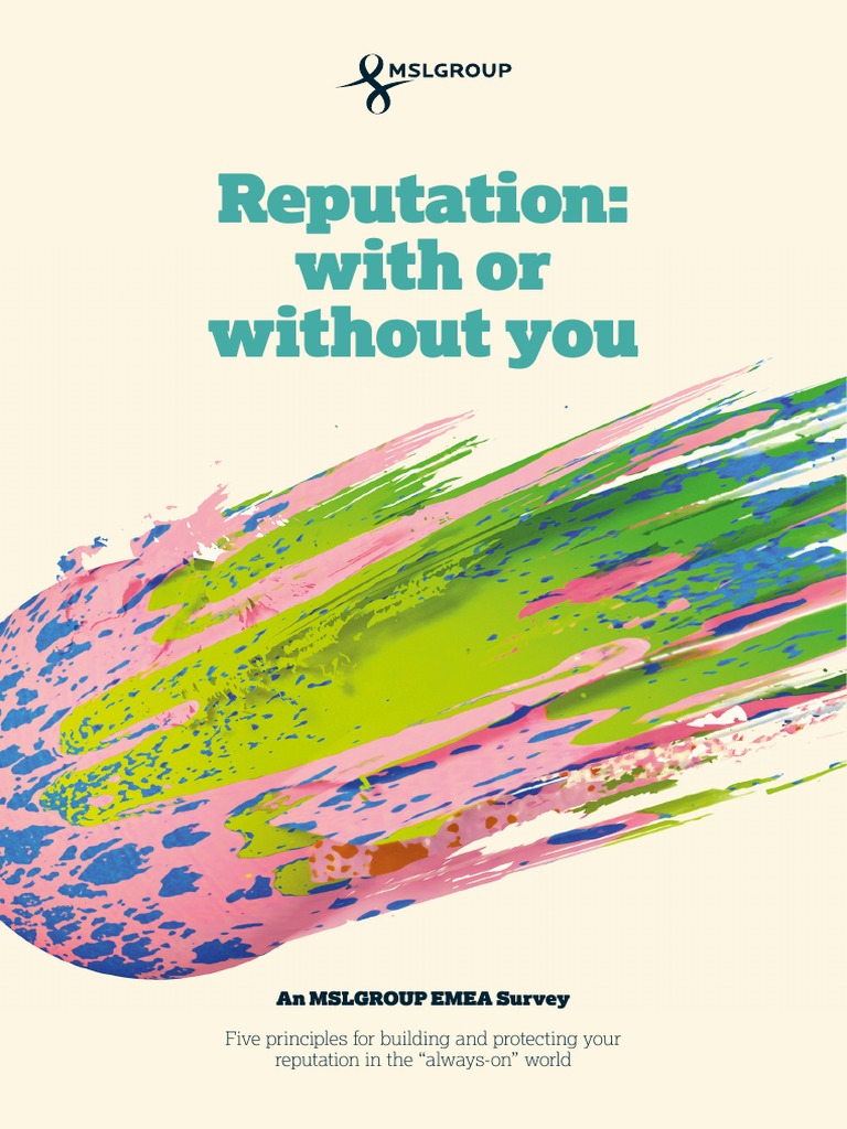 Reputation: With or Without You | PDF | Reputation | Social Media