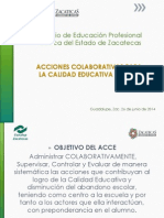 Acciones Colaborativas para La Calidad Educativa (Acce)