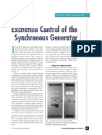 Excitation Control of The Synchronous Generator PDF