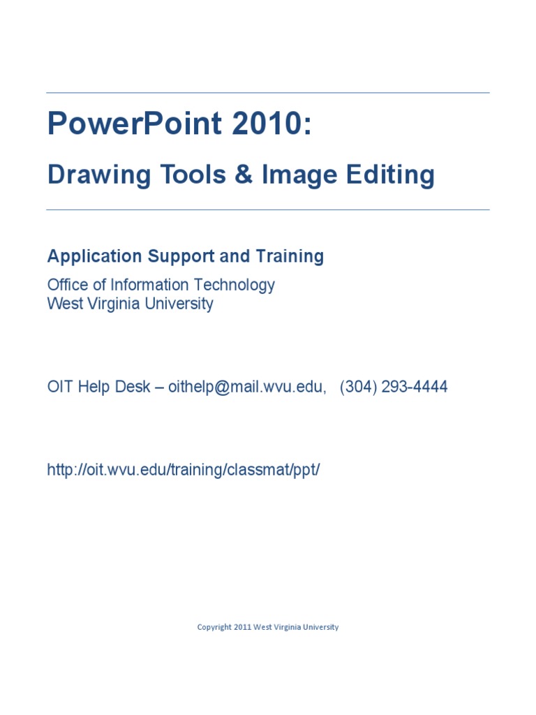 Drawingtools Ppt2010 Microsoft Power Point Image Editing