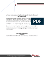 Codigo de Etica Motorizado PDF