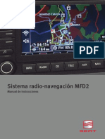 Seat Manual Instrucciones Sistema Radio Navegacion mfd2 PDF