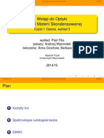 Wstep Do Optyki I Fizyki Materii Skondenso - P. Fita PDF