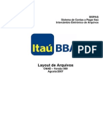 Layout Itaú Sispag PDF