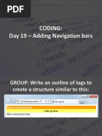 2015 - s1 - Op - Week 11 Coding Day 19 Adding Naviagtion Bars