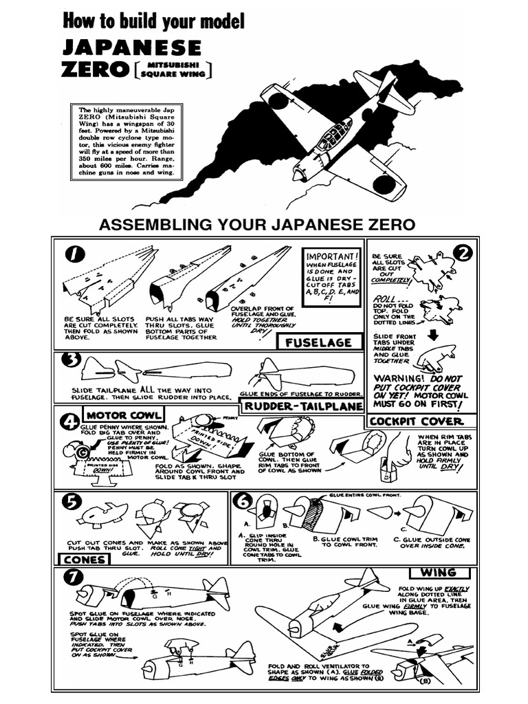 Assembling Your Japanese Zero | PDF | Language Arts & Discipline ...