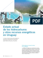 Estado actual de los hidrocarburos y otros recursos energéticos en Uruguay / Petrotecnia Abril 2010