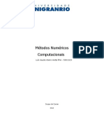 Aplicação do método de eliminação de Gauss para resolver sistema linear obtido da análise de malha elétrica