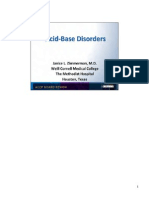 Acid Base Disorders/Pulmonary board review