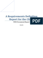 A Requirements Definition Report For The Client