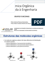 Grupos Funcionais e Estruturas Orgânicas