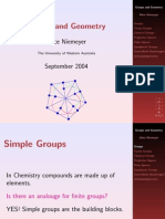 Niemeyer Groups and Geometry Slides 2004