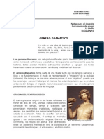 1º Medio-Leng.-Unidad Nº6-Género Dramático-Guía Docente-2014 PDF