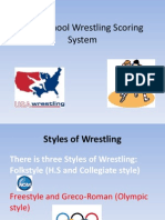 High School Wrestling Scoring System