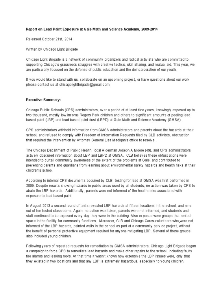 Gale Elementary Report and FOIA Documents | PDF | Further Education ...