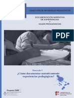 Documentación Narrativa de Experiencias y Viajes Pedagógicos PDF