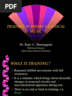 Training in Indian Classical Music: "Riyaz"