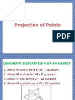 Projection of Points