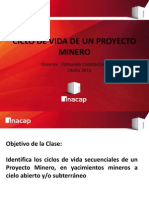 Clase 2  - Ciclo de Vida de un Proyecto Minero.pptx