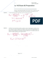 142 exam 2 prep questions spring 2007 Part I KEY