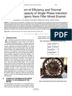 Researchpaper Improvement of Efficiency and Thermal Withstanding Capacity of Single Phase Induction Motor Using Organic Nano Filler Mixed Enamel