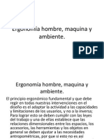 Ergonomía Hombre, Maquina y Ambiente Sustayta