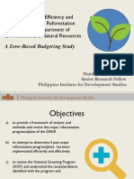 Assessment of The Efficiency and Effectiveness of The Reforestation Program of The Department of Environment and Natural Resources