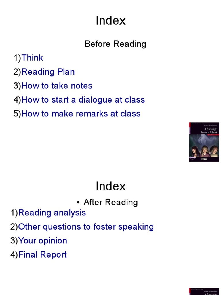 Guia Lectura Message From A Ghost | PDF