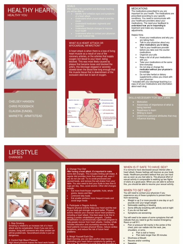 education brochure autosaved 1 Myocardial Infarction Heart