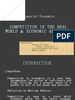 Competition in The Real World and Economic Analysis