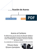 Clasificación de Aceros PDF