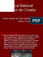 Parcul National Plitvice Croatia PDF