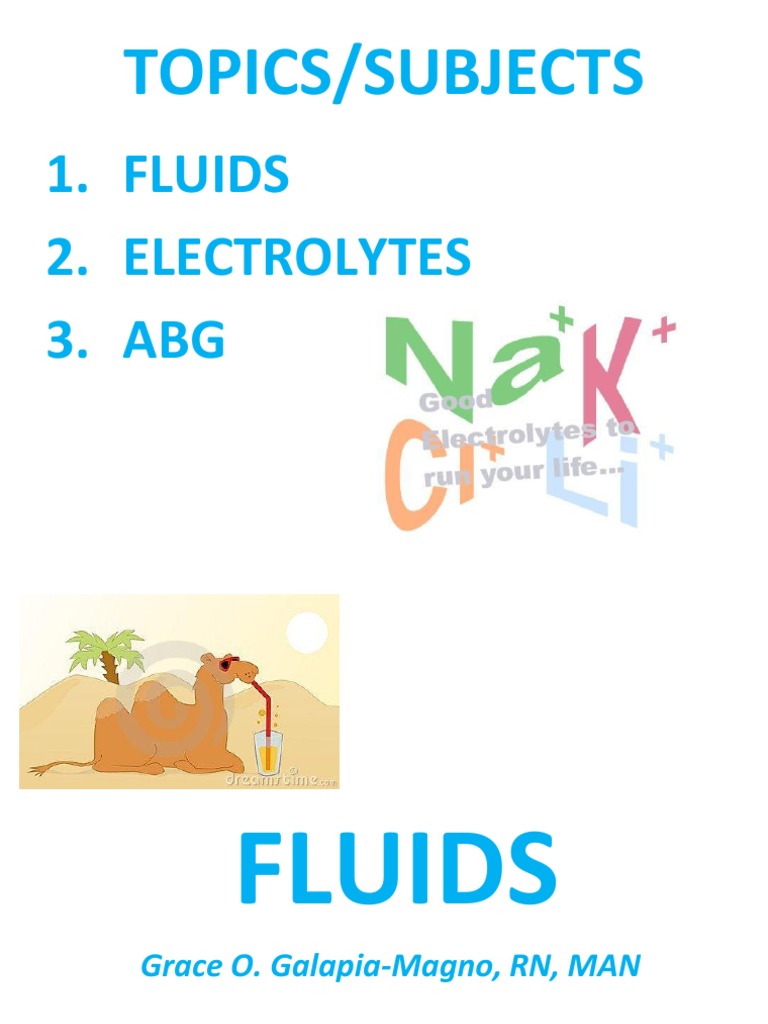 Fluid and Electrolyte Management Guide | PDF | Edema | Dehydration