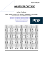 sailing research word search