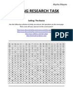 Sailing Research Word Search