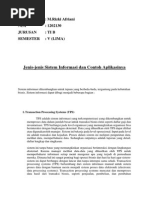 CONTOH SISTEM INFORMASI CONTOH SISTEM INFORMASI