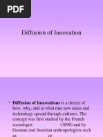 Diffusion of Innovation