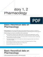 Laboratory 1 Pharmacology