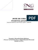 Docs - 20110209URMARIREA PENALA Suport Curs PDF