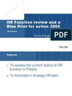 HR Plan For Polaris2005