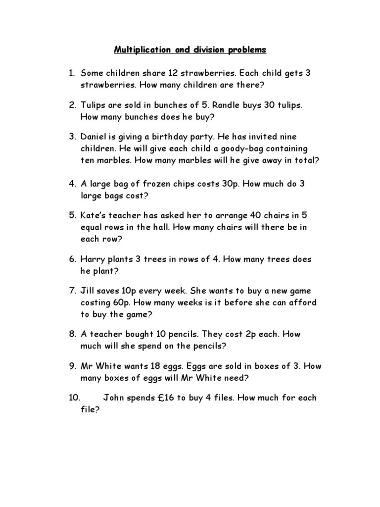 DC Multanddiv Problems | PDF